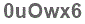 The text to enter in the texbox below is: 0uOwx6