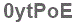 The text to enter in the texbox below is: 0ytPoE