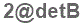The text to enter in the texbox below is: 2@detB