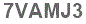 The text to enter in the texbox below is: 7VAMJ3