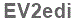The text to enter in the texbox below is: EV2edi