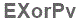 The text to enter in the texbox below is: EXorPv