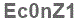 The text to enter in the texbox below is: Ec0nZ1