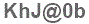 The text to enter in the texbox below is: KhJ@0b
