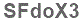 The text to enter in the texbox below is: SFdoX3