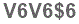 The text to enter in the texbox below is: V6V6$6