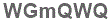 The text to enter in the texbox below is: WGmQWQ