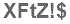 The text to enter in the texbox below is: XFtZ!$