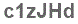 The text to enter in the texbox below is: c1zJHd