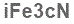 The text to enter in the texbox below is: iFe3cN