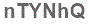 The text to enter in the texbox below is: nTYNhQ