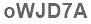The text to enter in the texbox below is: oWJD7A