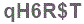 The text to enter in the texbox below is: qH6R$T