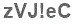 The text to enter in the texbox below is: zVJ!eC
